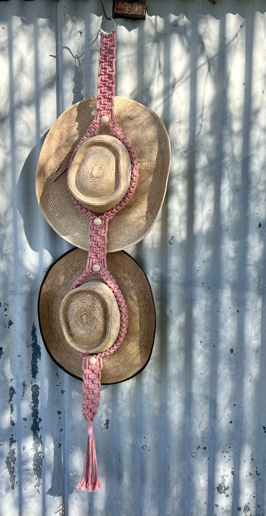 Pink Double Hat Hanger